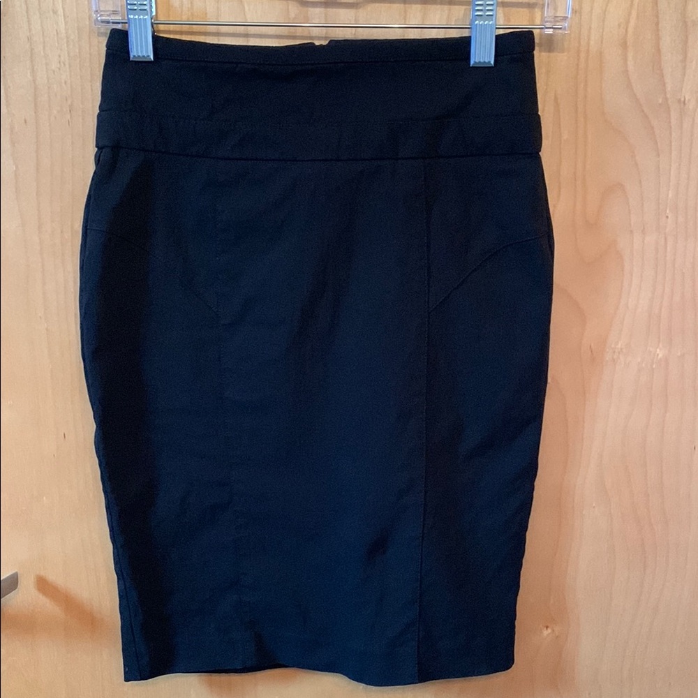 XOXO Black Knee-Length Pencil Skirt for Work
